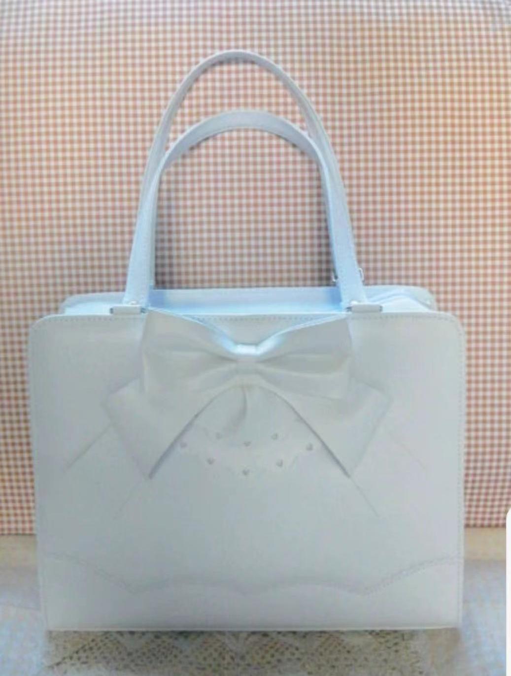 Loris - Daily Lolita - PU Single-Shoulder Bag with Matching Bow - product detail 2