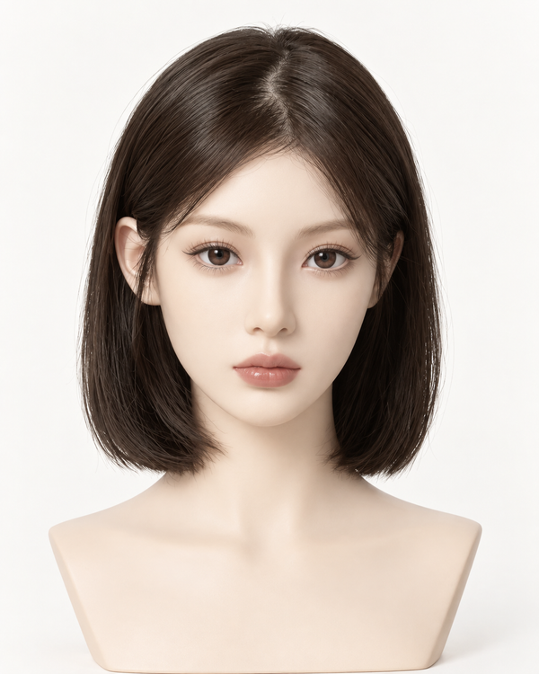 Kunkun Fish short blunt bob full wig - clean catalog view 1