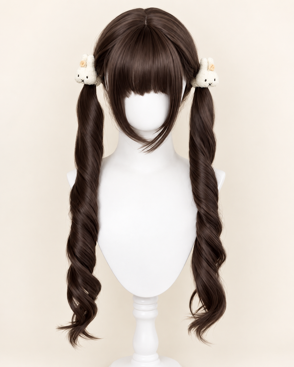 Kunkun Fish Sweetheart Bunny double-ponytail wig - clean catalog view 1