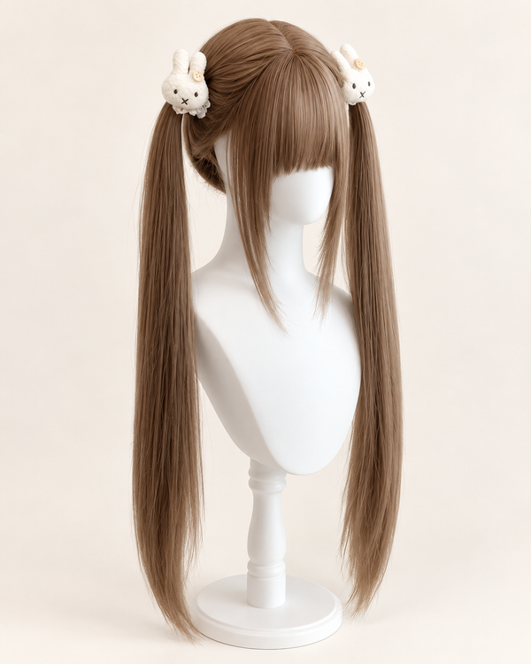 Kunkun Fish Sunset Camellia 68cm twin-tail wig - clean catalog view 1