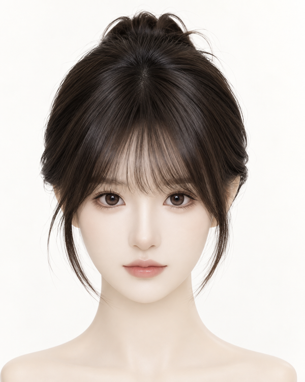 Kunkun Fish 28cm French fringe hairpiece - clean catalog view 1
