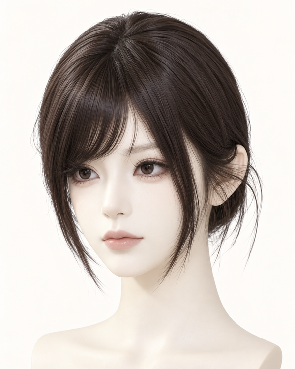 Kunkun Fish vintage fringe hairpiece - clean catalog view 1