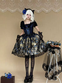 Star Trail Palace - Tale of the Crow Goddess - Gothic OP & JSK - OP Dress / M