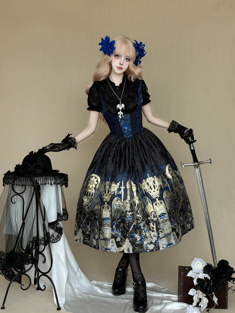 Star Trail Palace - Tale of the Crow Goddess - Gothic OP & JSK - product detail 3