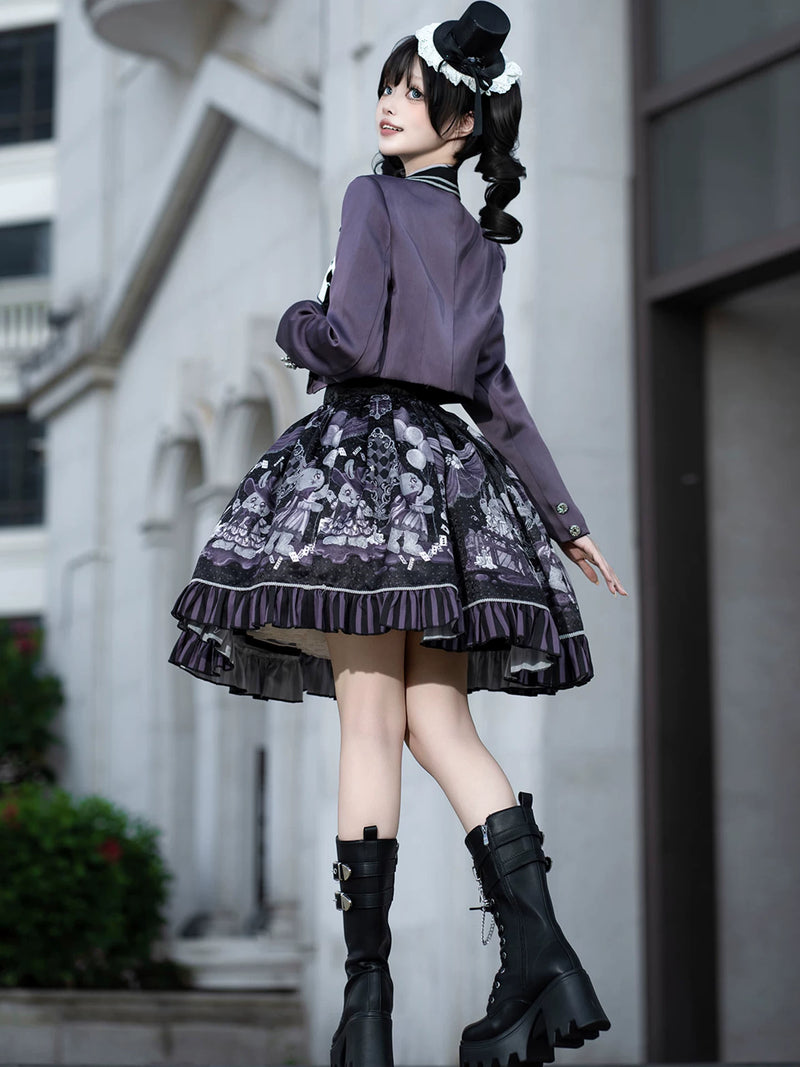 Purple Mirror - Halloween Academy - Gothic Three-Piece Set - product detail 3