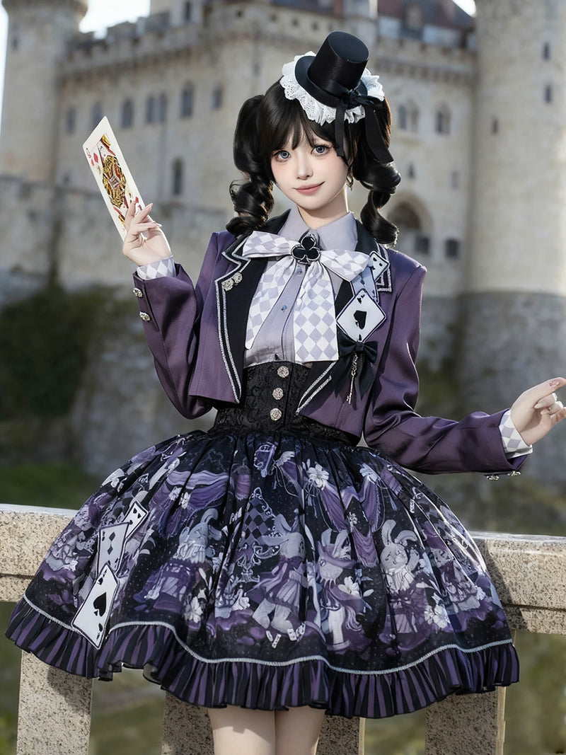 Purple Mirror - Halloween Academy - Gothic Three-Piece Set - product detail 6