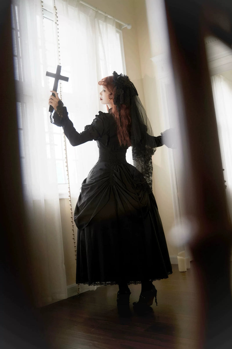 Chudai - The Witch Returns - Gothic Blouse, Skirt & Cape - product detail 3