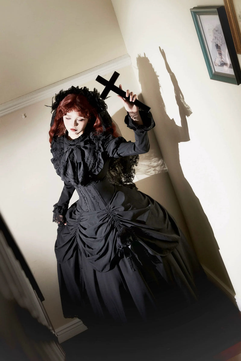Chudai - The Witch Returns - Gothic Blouse, Skirt & Cape - product detail 5