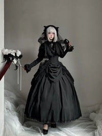 Chudai - The Witch Returns - Gothic Blouse, Skirt & Cape - Cape - B-Grade Final Sale (S–M choose S; M–L choose M) / S