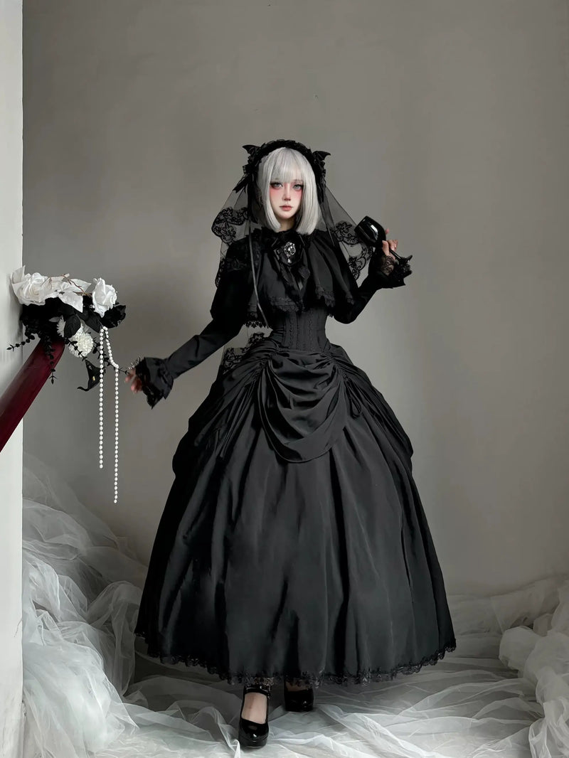 Chudai - The Witch Returns - Gothic Blouse, Skirt & Cape - product detail 7