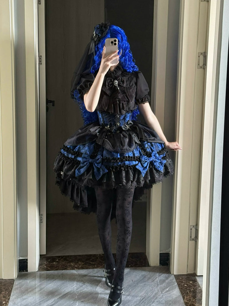 Pear Island Tea - Cross Spider Knot - Gothic Blouse & SK Skirt - product detail 8