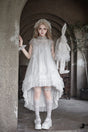 White OP Dress / S