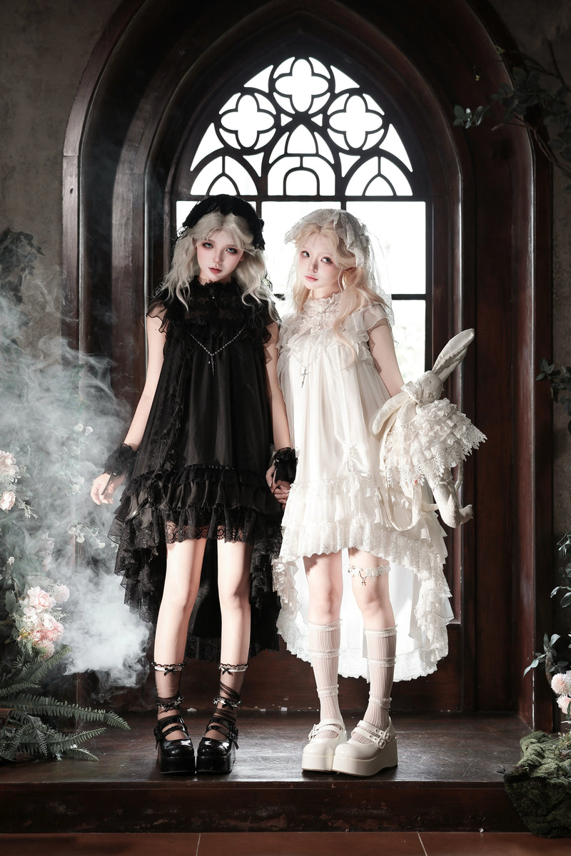 Umbra - Ghost Jellyfish - Gothic High-Low OP Dress & Accessories - product detail 3