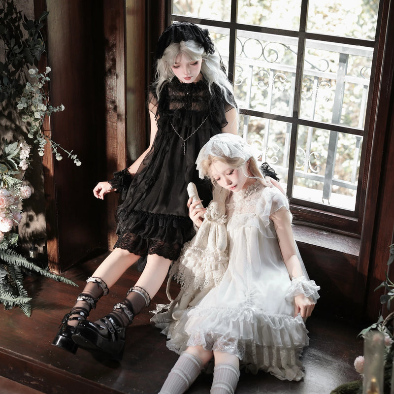 Umbra - Ghost Jellyfish - Gothic High-Low OP Dress & Accessories - product detail 4