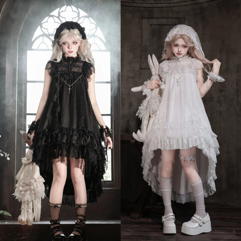 Umbra - Ghost Jellyfish - Gothic High-Low OP Dress & Accessories - product detail 7