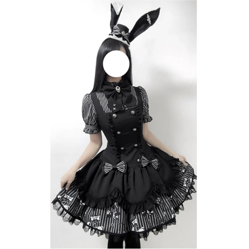 Umbra - Lord of the Night - Gothic Vampire Three-Piece Lolita Set - product detail 5