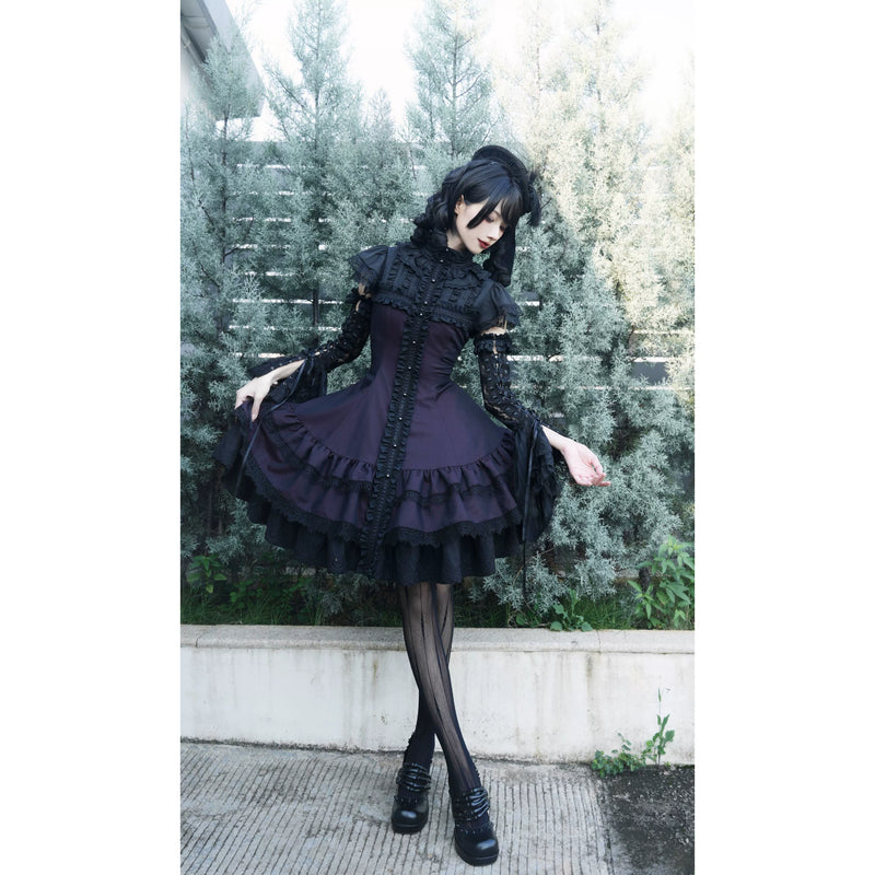 Lilizi - Liana Cross - Gothic Lolita OP Dress & Sleeve Covers - product detail 3
