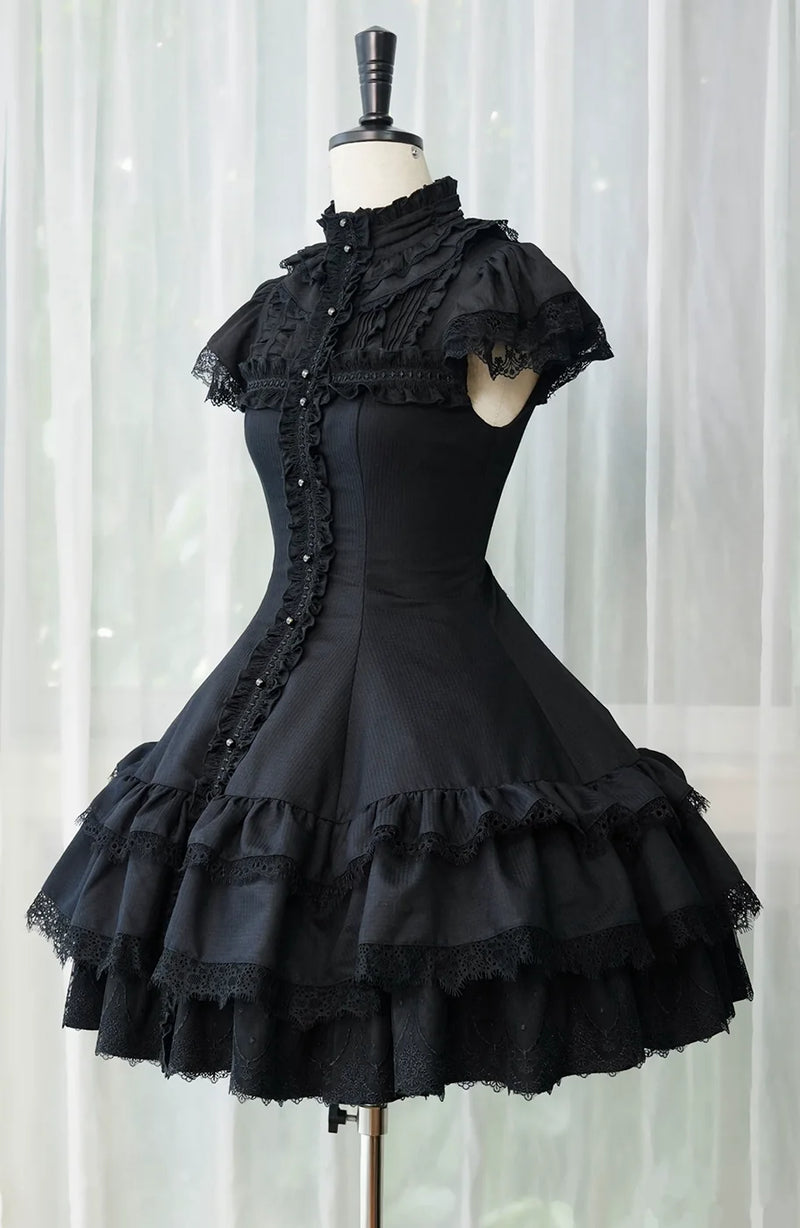 Lilizi - Liana Cross - Gothic Lolita OP Dress & Sleeve Covers - product detail 5