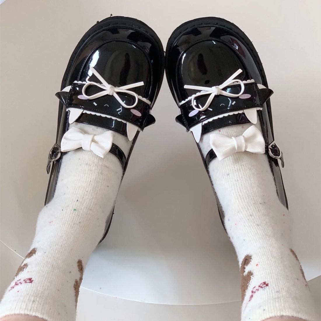 Starfield Original Low-Top Lolita Bow Flat Mary Janes | Cute JK & Sweet Style Shoes