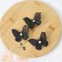 Black Butterfly 3 Hair Clips