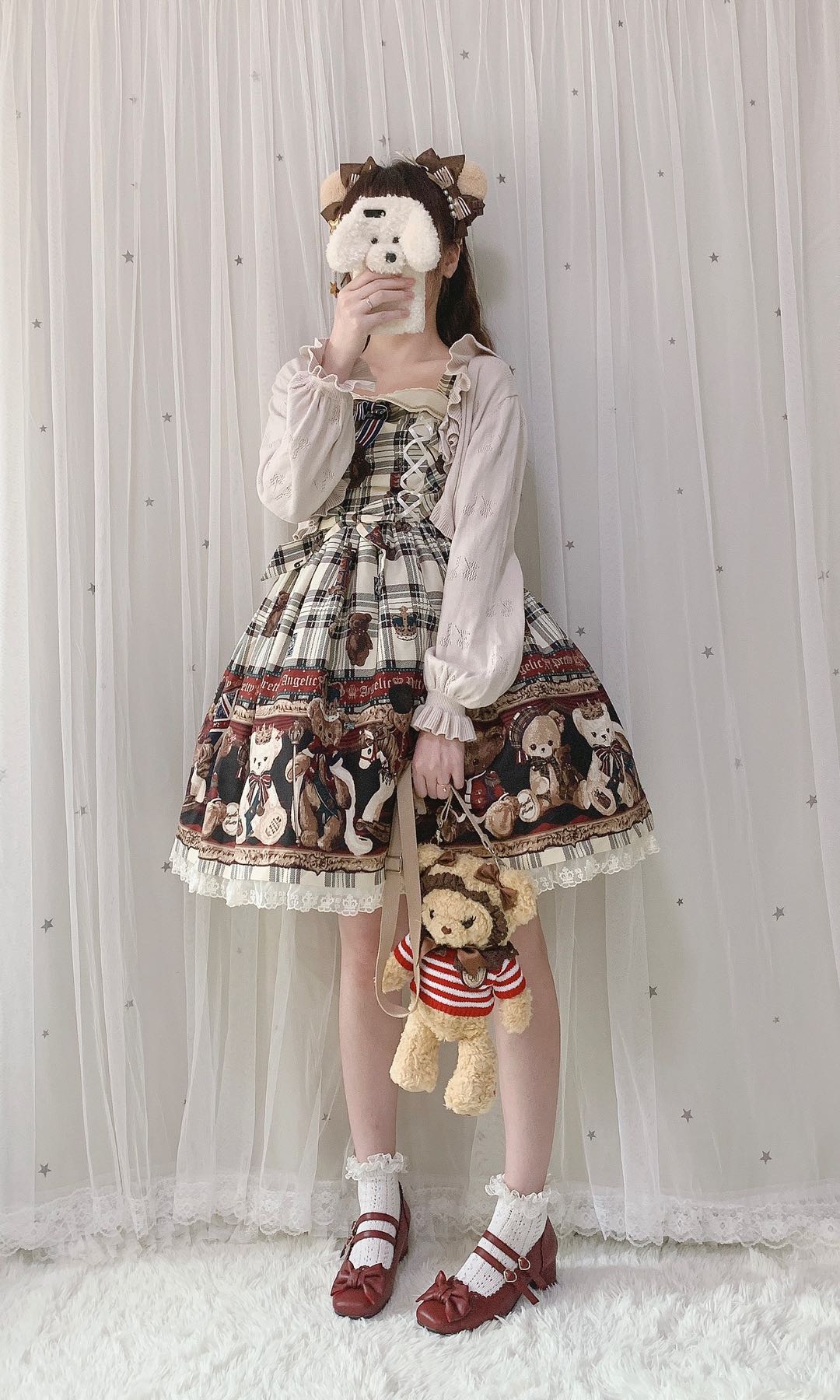 Little Dipper - Sweet Lolita Coat Long-sleeved - Cotton Cardigan Outerwear