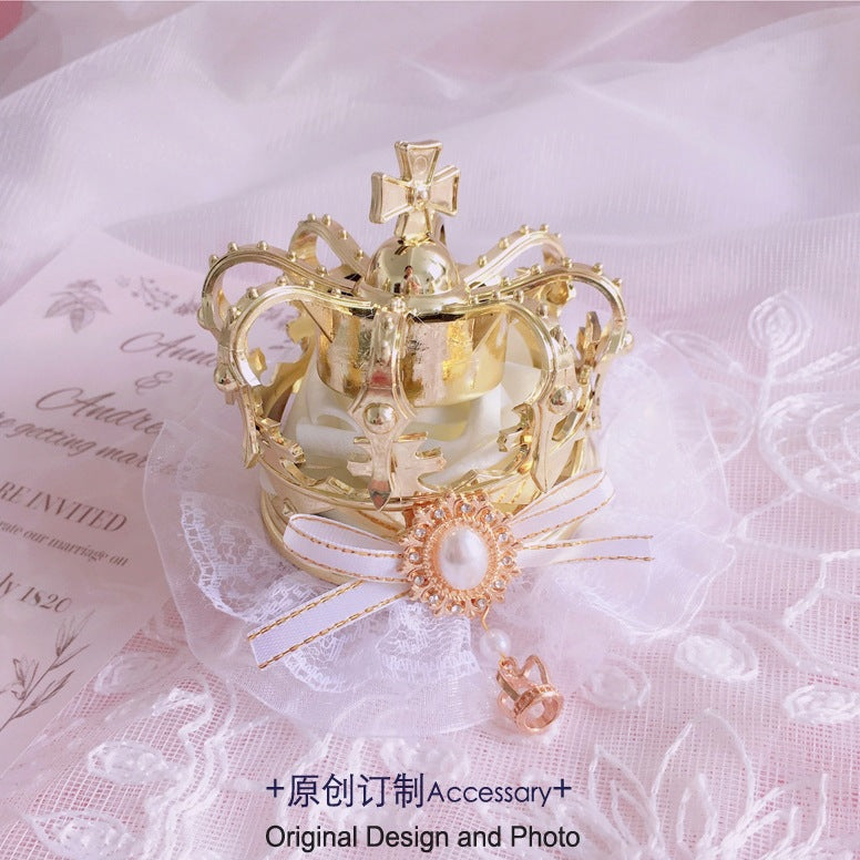 Original Girl Crown Lolita Headwear for Singing, Daily Wear, Princess, Queen Coronation, Lolita Wedding Accessories, Small Items
