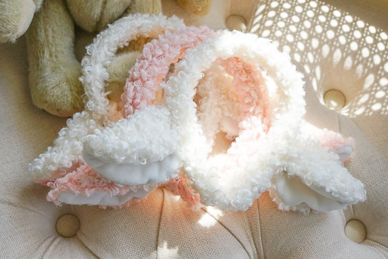 LolitaFetch handmade sheep ear headband, soft animal hair accessory with cute sheep ears for a playful hair style.