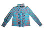 Blue Plaid Blouse / S