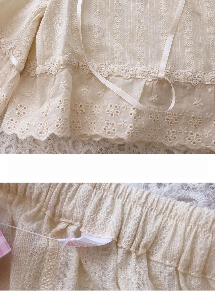 Candy Sweet - Elastic Waist - Cotton bloomers with ruffled leg hems - product detail 6