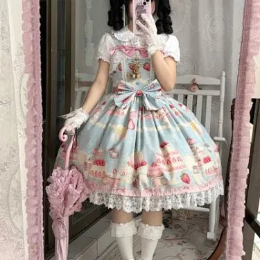 Doll and Bear - Strawberry Mice - Sweet Lolita JSK and Accessories - product detail 27