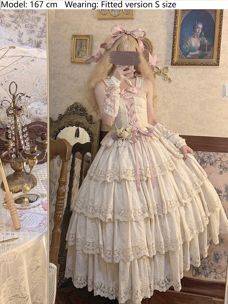 Miss Point - Forest Waltz - Cotton Lolita Camisole Embroidered Cami Top