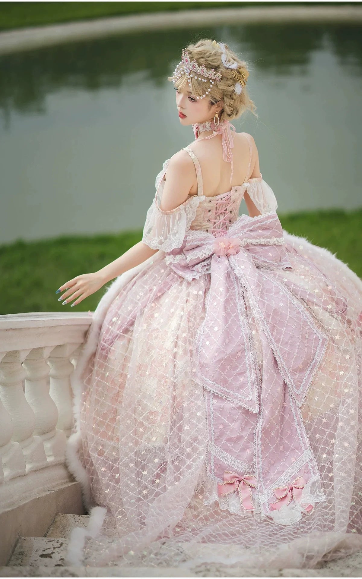 Snow Meow -  Wedding Japanese Style Sweet Princess Gown Daily Outfit