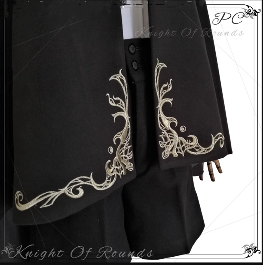 Princess Chronicles - Medieval Ouji Lolita Embroidered - Cape Outerwear