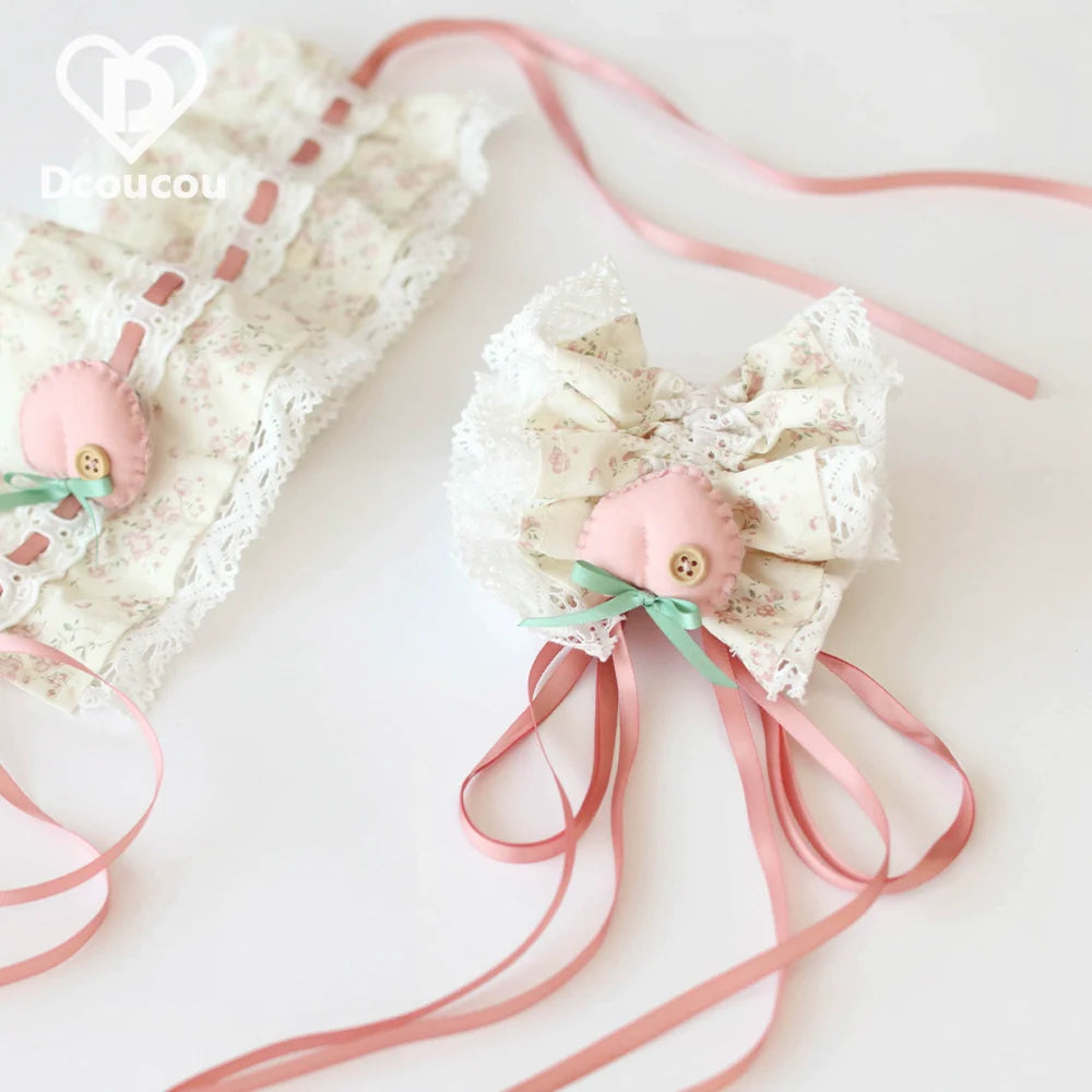 Dcoucou - Herbalist Girl - 70cm Vintage Hime-style Lolita Double Ponyt