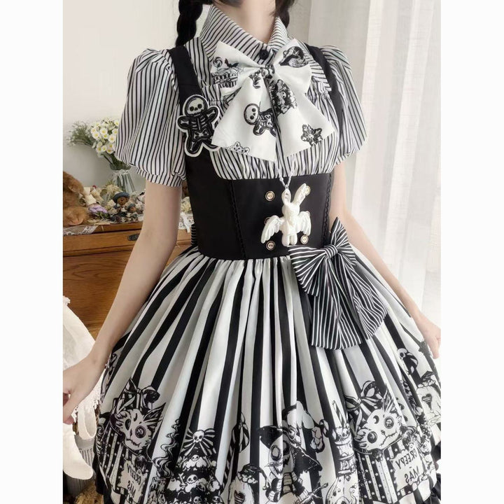 Doll and Bear - Strange Christmas - Gothic Lolita JSK Full Set