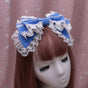 Accessoires de coiffure lolita type B - Bleu