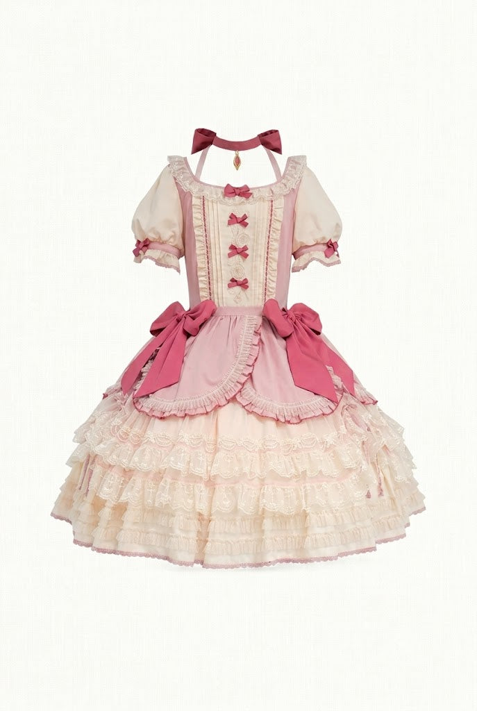 NyaNya - IP Collab Dreamy Memories Themed - Lolita OP Dress OP Dress