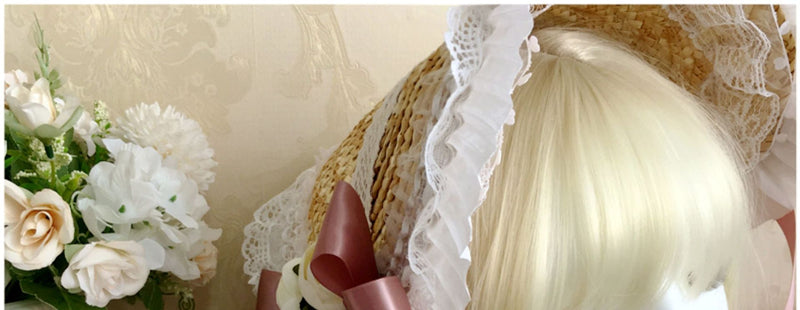 Fanmao French Pastoral Flat Bonnet