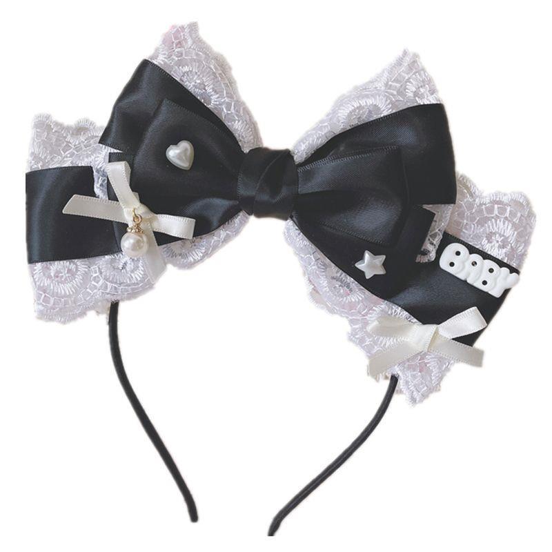 Cream Baby Original Sweet Spring Color Lolita Oversized Bow KC Bow Hair Clip Hair Accessory - Lolita Fetch
