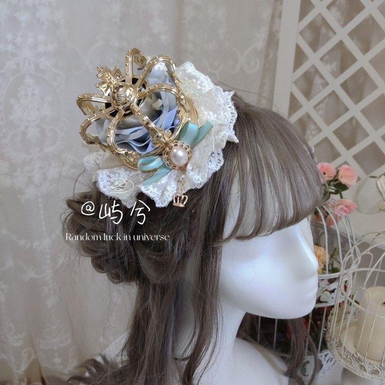 Cos Crown Lolita Headwear for Singing, Daily Wear, Princess, Queen, Coronation, Lolita Wedding Accessories, Small Items