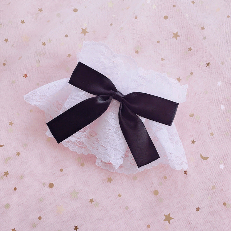 Girly Lolita Lace Hand Sleeves Bowknot Sleeves Lolita Decorative Small Items Cute Dress Small Skirt LO Girl KC