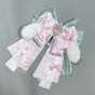 Gem-Accent Bow Brooch (Pink)