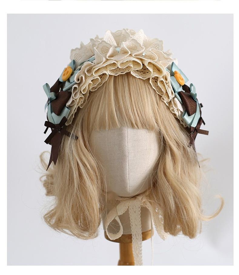 Xiaogui - Sweet Lolita Headband and Top Hat - with Candy Details Headwear