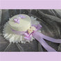 Purple bow flower style / 56-58cm head circumference