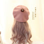 Wool felt mushroom (pink) / M(56-58cm)
