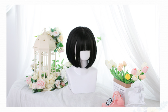 Dalao Home - Lolita 30cm Japanese BOBO JK Wig - Wig