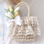Gelbe Tulpe Gewebte Tasche