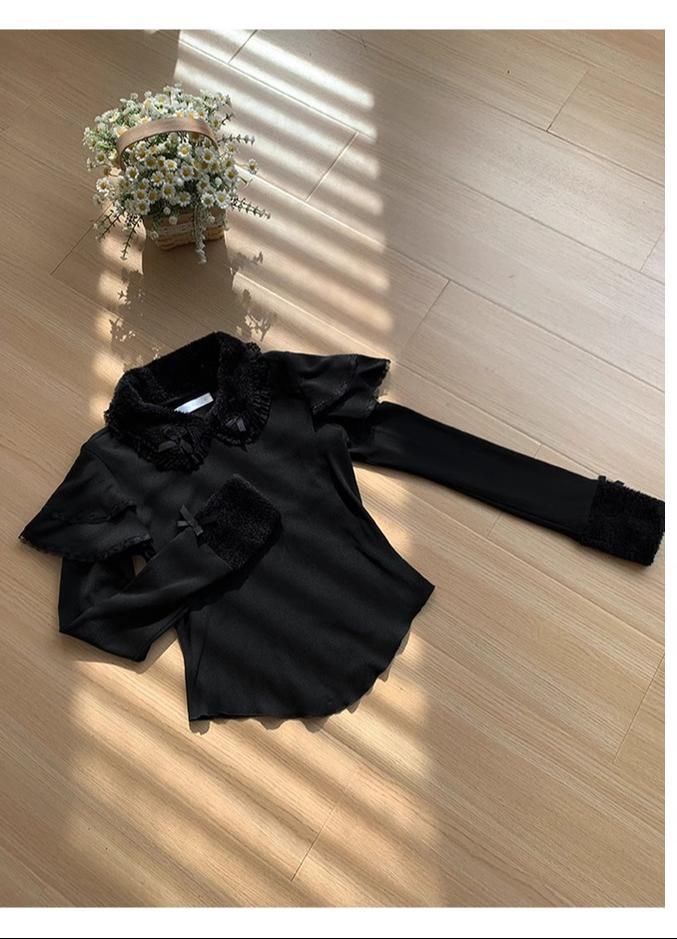 With PUJI - Sweet Lolita Innerwear Autumn and - Winter Lolita Sweater Other Surprise