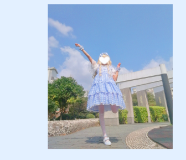 Sakurada Fawn - Plus Size Lolita Jumper Dress Plaid - Sweet JSK JSK Dress