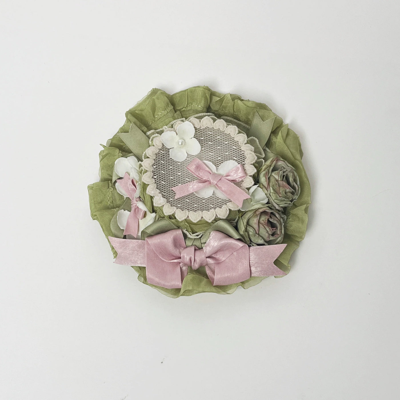 Her Vintage Society - Wildflower Meadow - Hat, Headband, Bag and Hair Clip Selection with Floral Details
